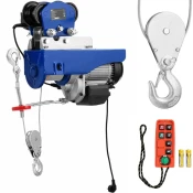 MSW Električni vitli z žično dvigalko 1600 W 12 m 500 kg