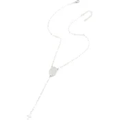 Ogrlica Medailon PO - 39037 - Srebrna KP39037
