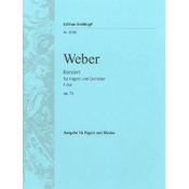 WEBER:KONZERT/CONCERTO F-DUR OP.75 BASSOON AND PIANO