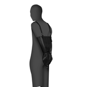 Ouch! Xtreme Zip-up Full Sleeve Arm Restraint Black