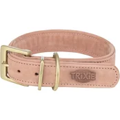 Trixie ovratnica za pse Pure usnjena S-M 31-37 cm/30 mm roza