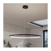Eglo 901637 - LED Zatemnitveni lestenec na vrvici PARRUTA LED/40W/230V črna + Daljinski upravljalnik