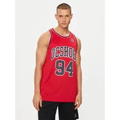 DC Shoes Majica brez rokavov Shy Town Jersey ADYKT03230 Rdeča Regular Fit