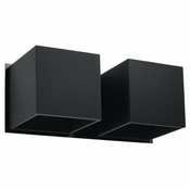 Sollux SL.0657 - Zidna svetiljka QUAD 2xG9/40W/230V crna