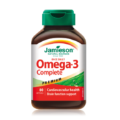 Jamieson Omega-3 Complete 1000 mg, 80 kapsul