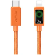 USAMS USAMS SJ774 USB-C LIGHTNING KABEL ZA IPHONE 12 13 14 1,2 M Z 20W TEHNOLOGIJO