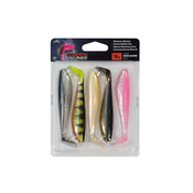 Fox Rage Ultra UV Zander Pro Shad 7.5cm UV Mixed Colour 5x