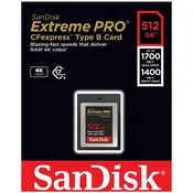 SANDISK kartica CFexpress 512gb Extreme Pro 1700/1400mb/s