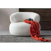 Atelier del Sofa Fotelja Roma, 100 x 85 x 90 cm, Bela