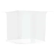 Vidaxl Viseča Komarnik 156 mreža bela 220x150x180 cm