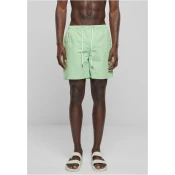 Mens Swimsuit Block Swim Shorts - Green