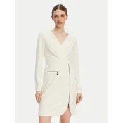 DKNY Cocktail obleka DD4JI62A Écru Slim Fit