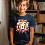 Camiseta Majica sa štampanim printom Cam 403, Decija, Tamnoplava