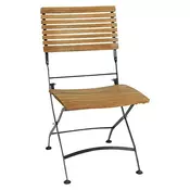 Vrtni stol Sunfun Moni (45 x 57 x 88 cm, jeklo in les, rjava)