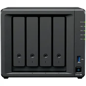 Synology DiskStation DS925+ Tower, 4-Bays 3.5 SATA HDD/SSD, 2 x M.2 2280 NVMe SSD slot, CPU AMD Ryzen V1500B 4-core 2.2 GHz, 4 GB DDR4 ECC SODIMM, 2
