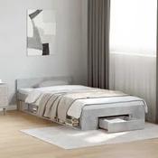 vidaXL Posteljna konstrukcija s prostorom za shranjevanje 80 x 200 cm