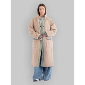 Hurley Long High Pile Comfort Button Jacket bone