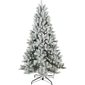 Jelka Nagano z umetnim snegom O 108 cm x 180 cm bela