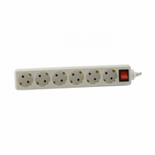 Bachmann produžni kabel 6x220V 1,5m s prekidacem bijeli SELLY 381.244S