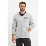 Helly Hansen HH Logo Full Zip 2.0 Pulover s kapuco Grey Melange S