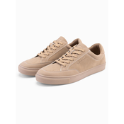 Ombre Unisex casual mens eco nubuck shoes - light brown