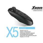 Xwave X 5 crni X5 BT daljinski upravljac za VR naocare za mobil/smart TV/IOS/PC/Andr