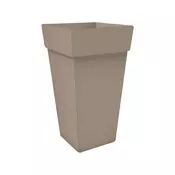 Gardino Saksija Melrose Kvadrat 40X40X50Hc M Moka 30693