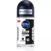 Nivea Black & White Power antiperspirant roll-on za moške (Anti-Perspirant 48h) 50 ml