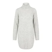 Pieces Ženski pulover PC ELLE N 17098263 Light Grey Melange (Velikost S)