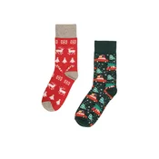 Lasocki Dolge nogavice 2MB-004-AW23 (2-pack) Pisana