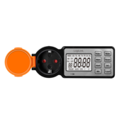 Logilink vanjski prekidac s tajmerom i 2,2 LCD zaslonom, CEE 7/3, tajmer, IP44, 3600 W, crna/narancasta