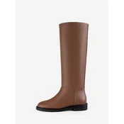 L37 HANDMADE SHOES Škornji SIMPLE BOOTS svetlo rjava