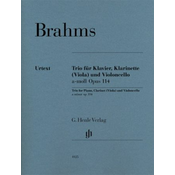 BRHMS:TRIO FOR PIANO,CLARINET(VIOLA) AND VIOLONCELLO OP.114 A-MOLL