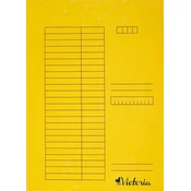 Zavihek, karton, A4, VICTORIA OFFICE, rumen, 5 kosov