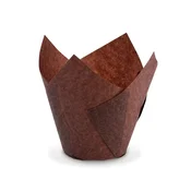 shumee Modelčki za mafine Tulip rjavi, premer 50 mm, višina 30 mm, 100 kosov.