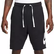 Nike M NK CLUB ALUMNI HBR FT SHORT, moške hlače, črna DX0502