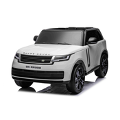 Beneo Električni automobil Range Rover Model 2023, dvosjed, Bijela, kožna sjedala, radio s USB ulazom, stražnji pogon s ovjesom, baterija 12V7AH, EVA kotači, ključ za pokretanje u tri položaja, daljinski up