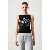 Juicy Couture top ženski z modalom REBELLE SCRIPT MIA BOATNECK