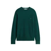 TOMMY HILFIGER Pulover Essential temno zelena