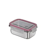 shumee Kuchenprofi škatla za malico, 0,5 l, 10,5 x 15,5 x 6 cm, nerjaveče jeklo/plastika