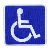 shumee Nalepka za invalide - magnetna podlaga - vezena našitka/značka/emblem