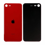Apple iPhone SE (2. generacija 2020) - steklo zadnjega ohišja (rdeča)