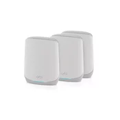 NETGEAR Orbi RBK763S Tri-band (2.4 GHz / 5 GHz / 5 GHz) Wi-Fi 6 (802.11ax) White 7 Internal
