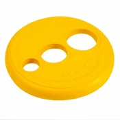 Rogz Flying Object Geel Frizbi Igracka za pse, Od meke gume, L, 23cm, Žuti