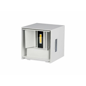 V-TAC LED stenska svetilka 5W, 700LM, kvadratna, IP65, bela Barva světla: Topla bela
