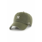 Bombažna bejzbolska kapa 47 brand MLB New York Yankees rjava barva, B-BSRNR17GWS-SWA