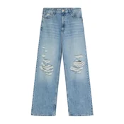 Bershka Kavbojke VINTAGE modra