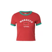 LEVIS ® Majica Morocco  Ringer Tee zelena / rdeča / bela