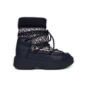 Tommy Hilfiger Škornji za sneg Monogram Water Resist Snow Boot FW0FW09491 Mornarsko modra