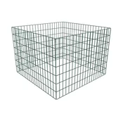 Vidaxl Kvadratni mrežasti vrtni kompostnik 100x100x70 cm